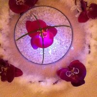 vase centre de table + couronne