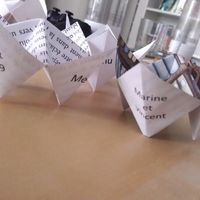 Réalisation cocotte en papier - 1