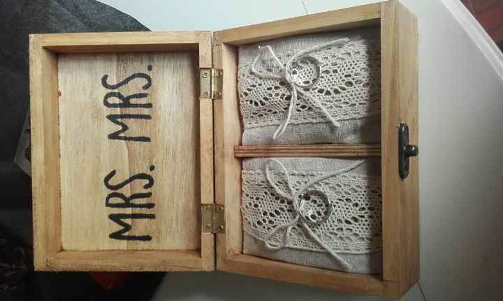 Boîte à alliances définitivement terminée ! - 1