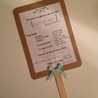 Livrets de cérémonie "en éventail" ? - 1