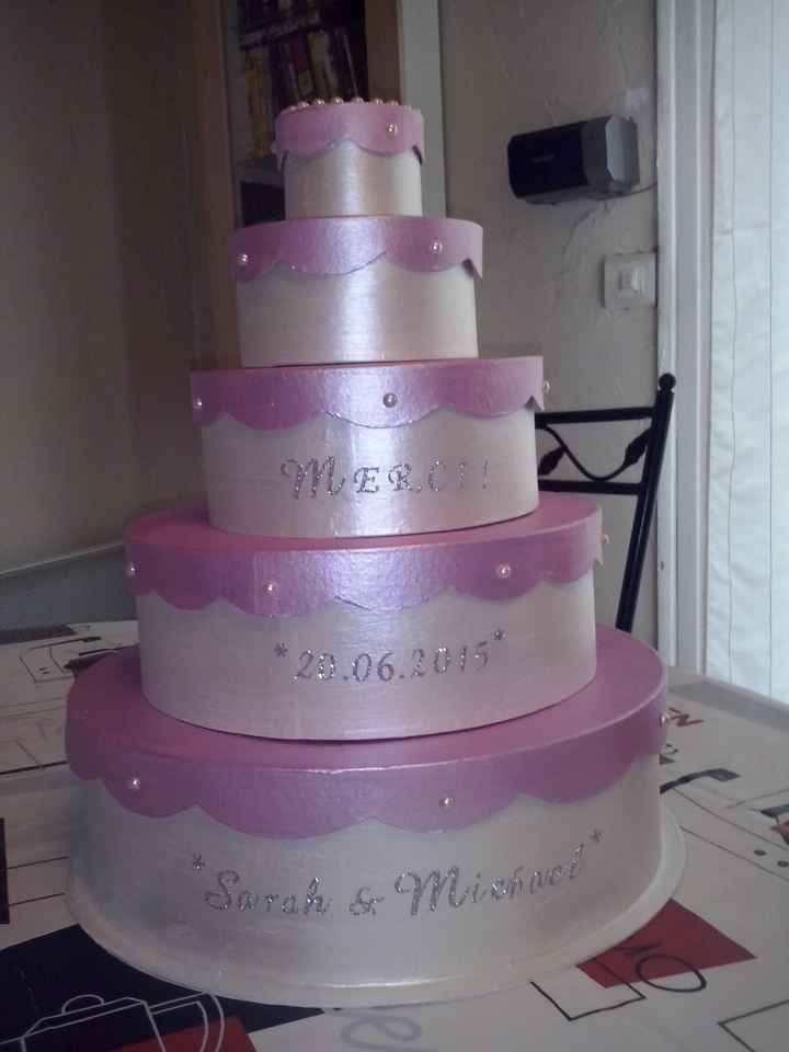 Urne façon wedding cake