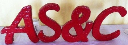 lettres en carton DIY