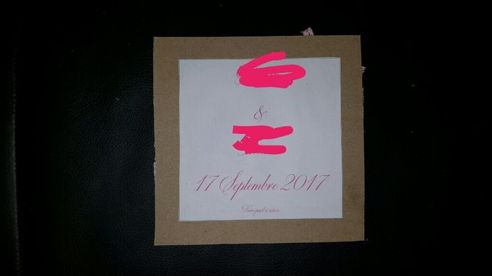 Création de "save the date" - 1
