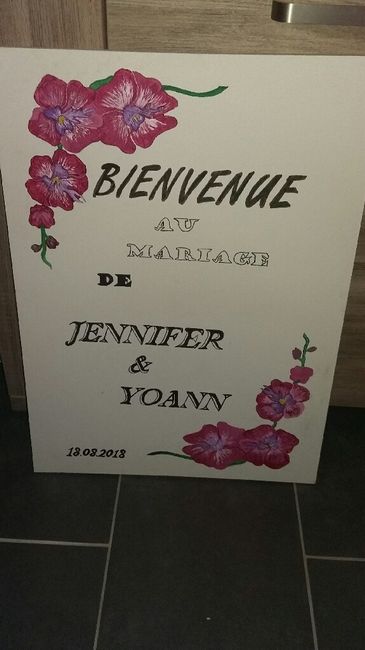 Vos panneau de bienvenue - 1