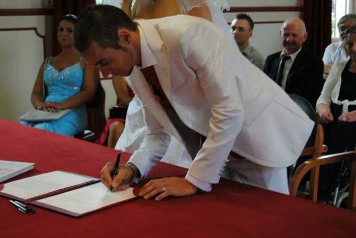 la signature de mon mari