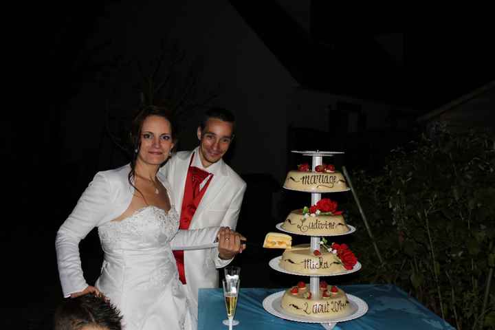 La découpe de la pièce montée 