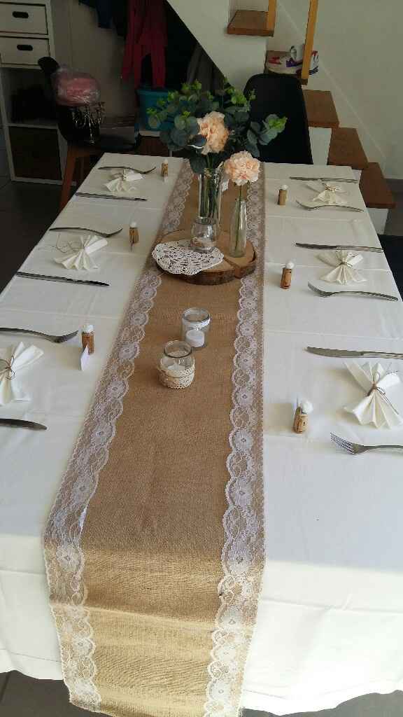 Essai deco de table - 2