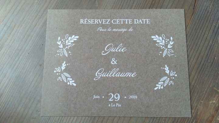 Réception Save the date! - 1