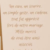 Remerciement mais comment dire ? - 1