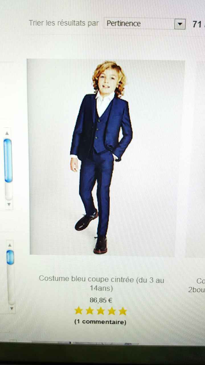 Costume de mon amoureux