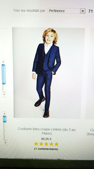 Costume de mon amoureux