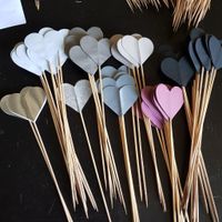 pics coeur gris et noir