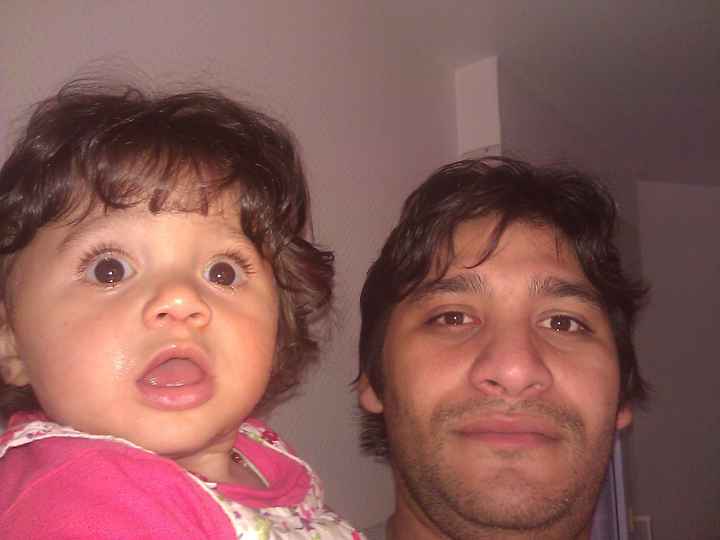 Amandine et son papa 