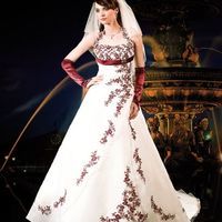 celle ci blanche et fleurs rouge