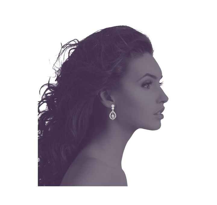 3) Boucles d'oreilles strass KATE - TARA PEPITA