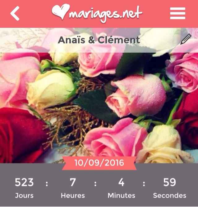 Compte à rebours général mariages.net - 1
