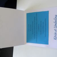 en ouvrant le faire part