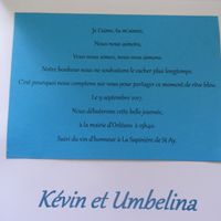 texte à l'intérieur