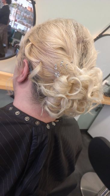 Essai chignon de mariage n°1 - 3