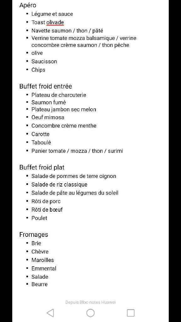  Buffet froid - 1