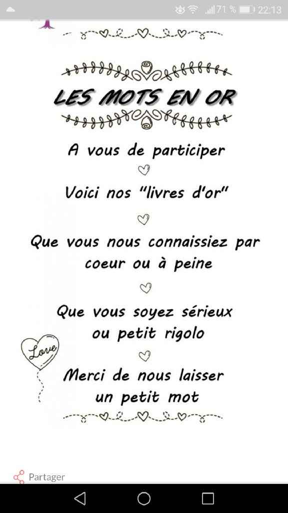 Questionnaire aux invités - 2