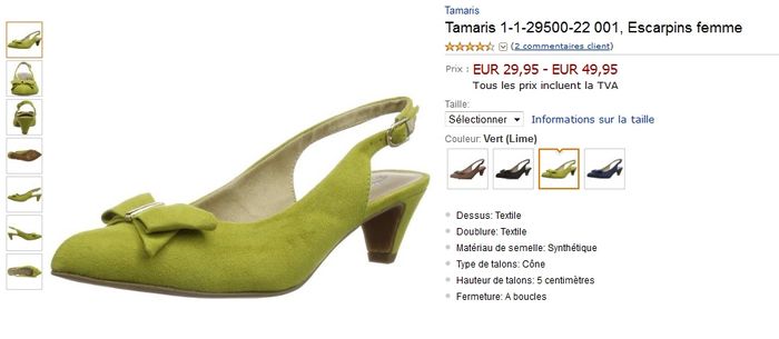 escarpins vert