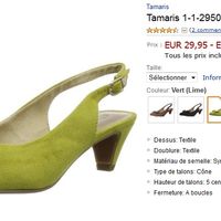 escarpins vert