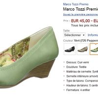 escarpins vert