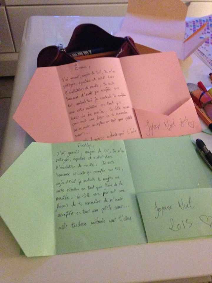 Mes kits tÉmoins finis et en parti offerts !! - 2