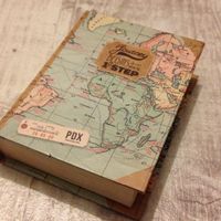 Le porte-alliances (en fait, une petite boite faux livre) 