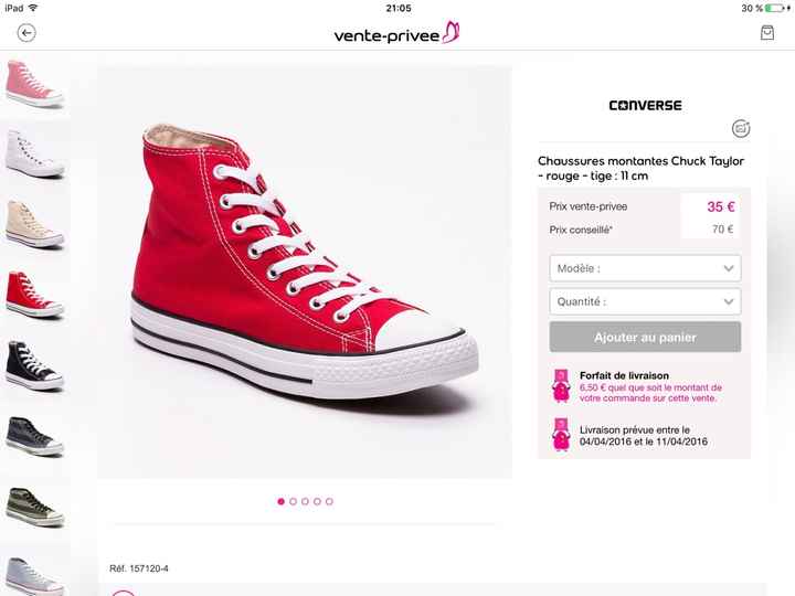 Des converses rouges - 1