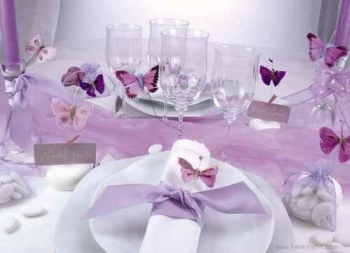 décoration thème papillon pour mon mariage