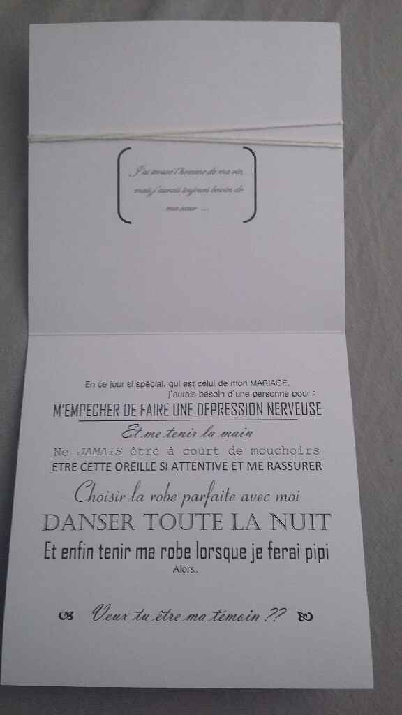 Demande aux témoins - 2
