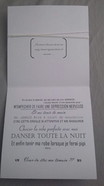 Demande aux témoins - 2