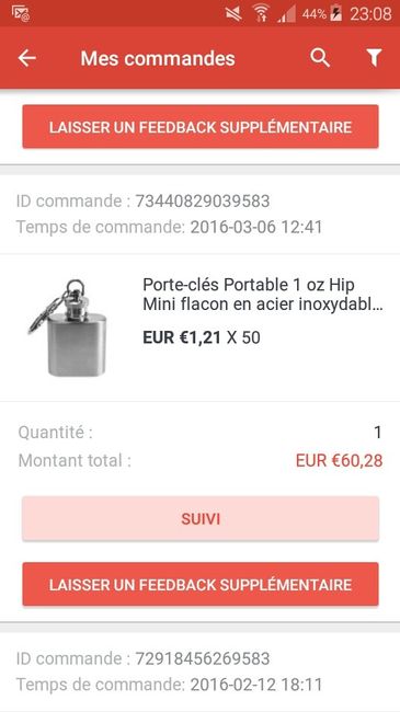 Cadeaux invités hommes - 1