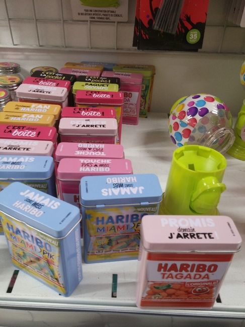 Mini boite vide à bonbons