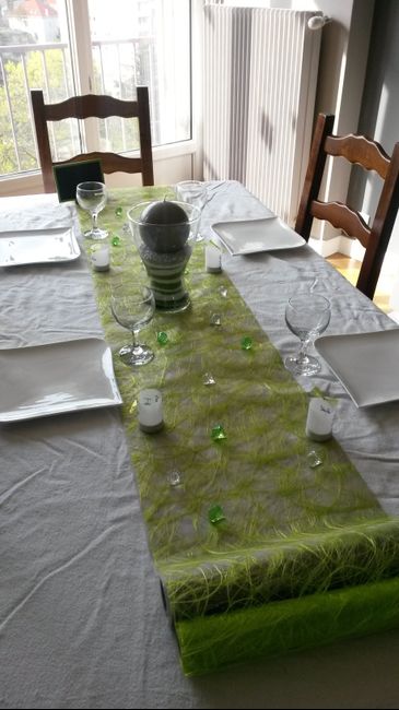 Nos essais déco de table - 1