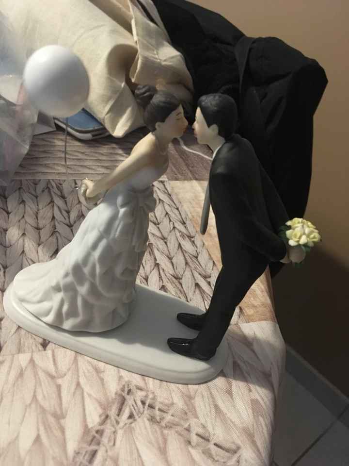 Figurine mariés gateau - 1