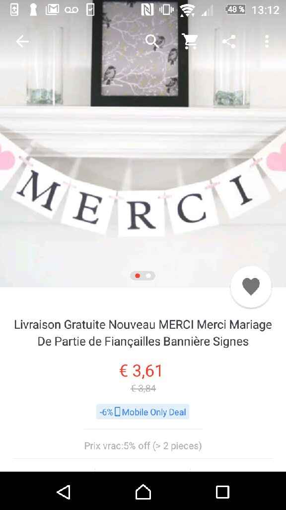 Banderole merci - 1