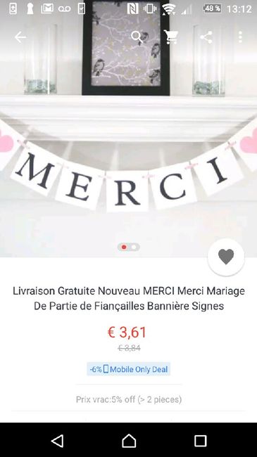Banderole merci - 1