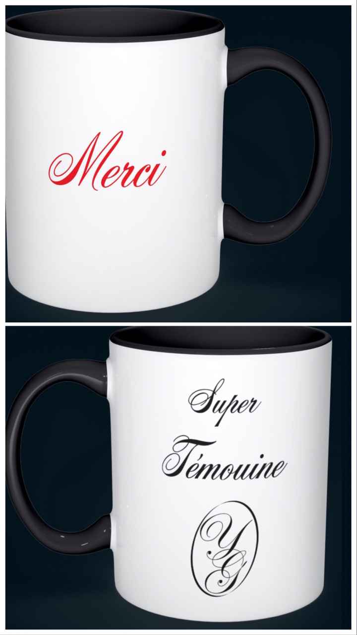 Cadeaux pour mes 2 temoins - 1