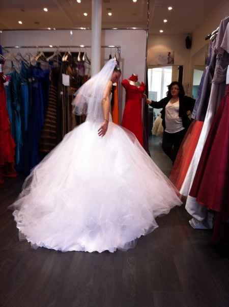 Robe définitive petite traine