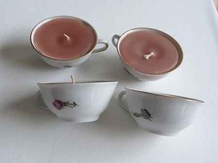 Bougies faites maison
