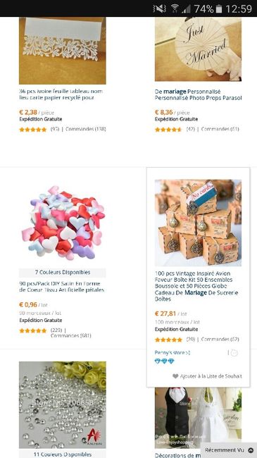 Boite a dragées  voyage - 1