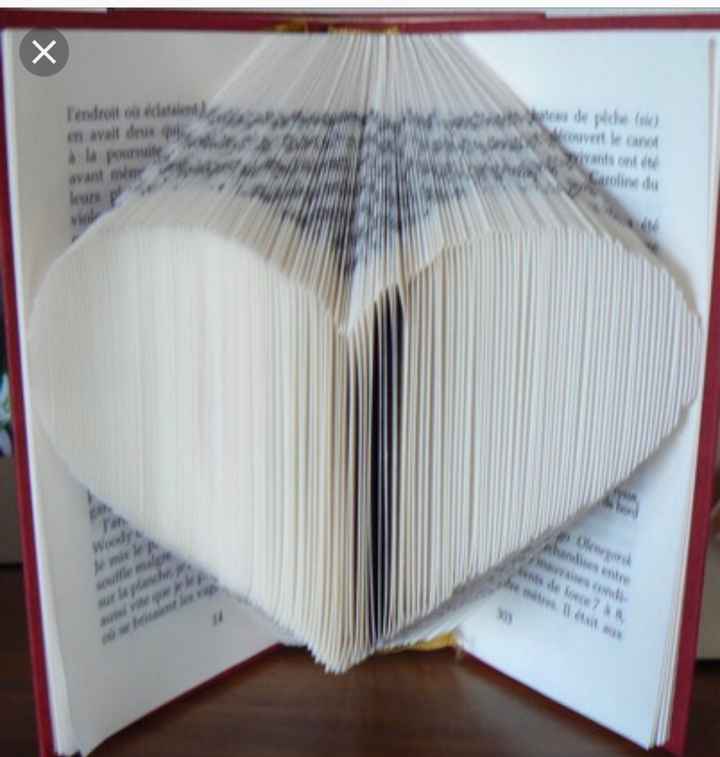 Livre en forme de coeur - 1