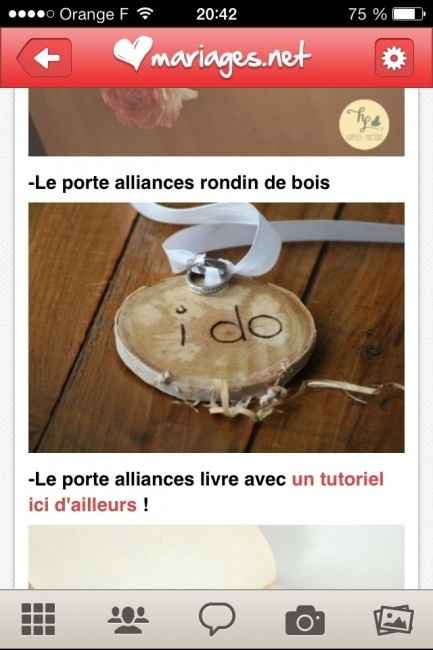 Porte alliances 