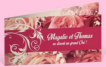 Faire part romantique 