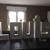 Mes lettres géantes diy terminées - 1