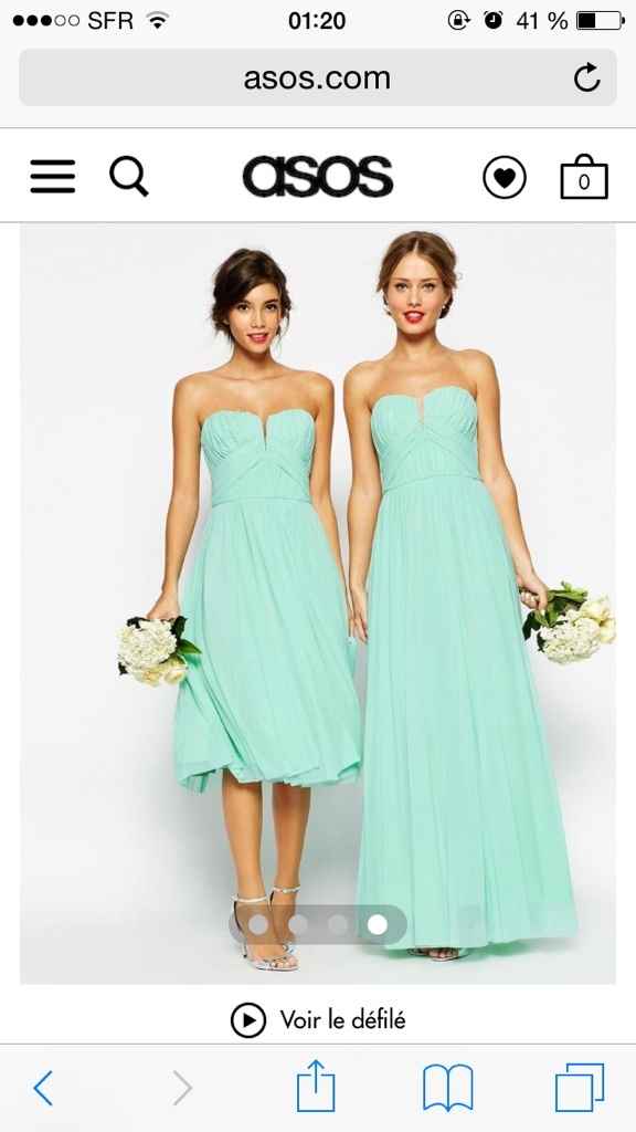 Robe demoiselles d'honneurs - 1
