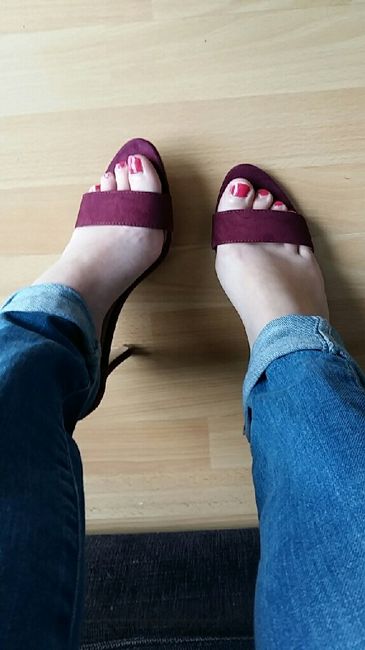 Mariage champêtre montrer moi vos chaussures ! - 1